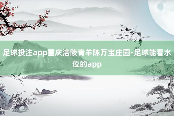 足球投注app重庆涪陵青羊陈万宝庄园-足球能看水位的app