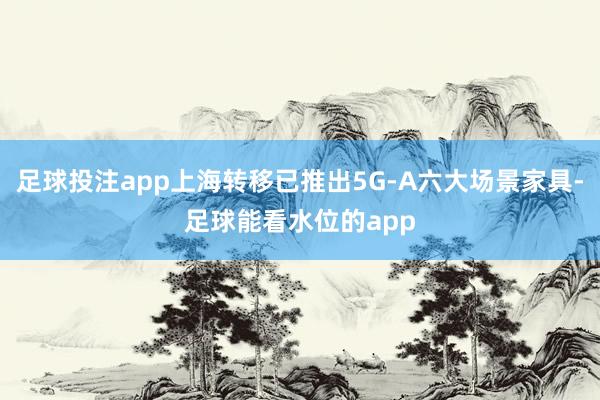 足球投注app上海转移已推出5G-A六大场景家具-足球能看水位的app