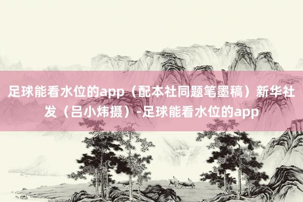 足球能看水位的app（配本社同题笔墨稿）新华社发（吕小炜摄）-足球能看水位的app